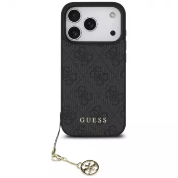 Guess 4G Charms Collection MacSafe Maciņš Apple iPhone 17 Pro, Melns