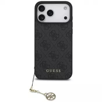 Guess 4G Charms Collection MagSafe Case for iPhone 17 Pro Max Black