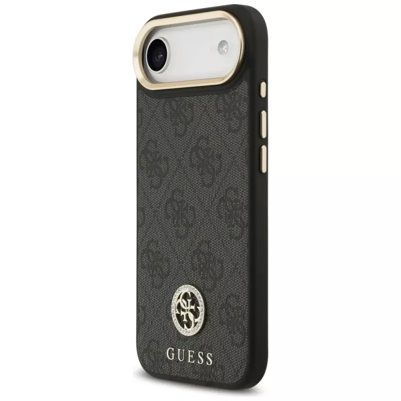 Guess 4G Strass Logo MagSafe apvalks iPhone Air, melns