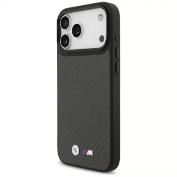 BMW M Kevlar Matt MacSafe Macīgs Vāciņš iPhone 17 Pro Max Melns