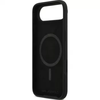 KARL LAGERFELD Silicone Karl & Choupette Ring MagSafe Case Apple iPhone Air - Melns