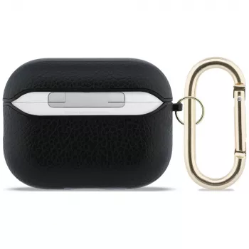 Guess Grained Classic Logo Case for AirPods Pro 3 Black