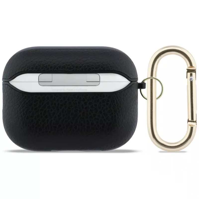Guess Grained Classic Logo Case for AirPods Pro 3 Black