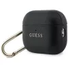 Guess Grained Classic Logo Case for AirPods Pro 3 Black