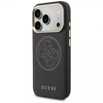 Guess Perforated 4G MagSafe Case iPhone 17 Pro Max, Black