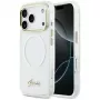 Guess IML Gradient Script Metal MagSafe Case Apple iPhone 17 Pro Balts
