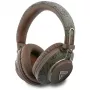 Guess Triangle Logo Bluetooth ENC Over-Ear Headphones Brown
