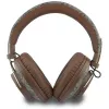 Guess Triangle Logo Bluetooth ENC Over-Ear Headphones Brown