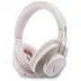 Guess Triangle Logo Bluetooth ENC Over-Ear Headphones Pink