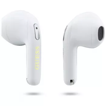 Guess Gold Line Triangle TWS Bluetooth Earbuds ar uzlādes futrāli (Khaki)
