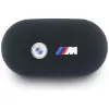 BMW M Metal Logo TWS Bluetooth 5.1 Earbuds ar ENC - Melns