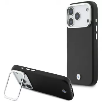 BMW M Sign Metal Logo MagSafe vāciņš iPhone 17 Pro, melns