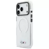 BMW M IML Shockproof Metal Logo Macīgs Vāciņš iPhone 17 Pro Max Caurspīdīgs