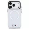BMW M IML Shockproof Metal Logo Macīgs Vāciņš iPhone 17 Pro Max Caurspīdīgs
