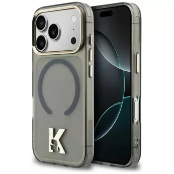 KARL LAGERFELD IML K Head Logo MacSafe Macītis iPhone 17 Pro, Melns