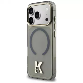 KARL LAGERFELD IML K Head Logo MacSafe Macītis iPhone 17 Pro, Melns