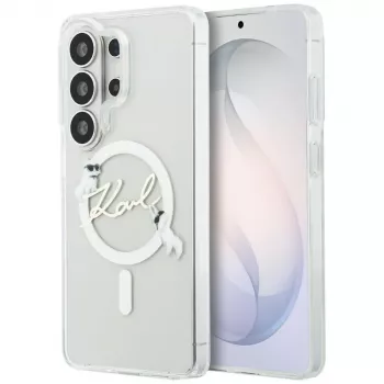 Karl Lagerfeld IML KC Script MagSafe Case for Samsung Galaxy S26 Ultra (Caurspīdīgs)