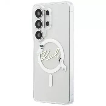 Karl Lagerfeld IML KC Script MagSafe Case for Samsung Galaxy S26 Ultra (Caurspīdīgs)
