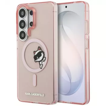 KARL LAGERFELD IML Peekaboo Choupette MagSafe Maciņš Samsung Galaxy S26 Ultra, Rozā