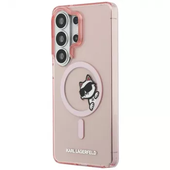 KARL LAGERFELD IML Peekaboo Choupette MagSafe Maciņš Samsung Galaxy S26 Ultra, Rozā