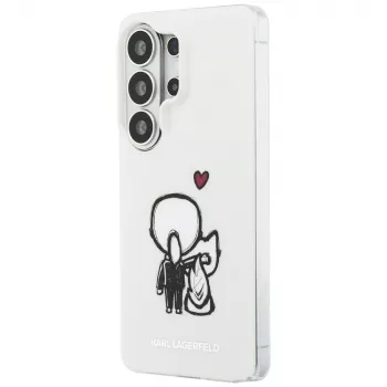 KARL LAGERFELD IML Karl & Choupette MagSafe aizmugurējais vāciņš Samsung Galaxy S26 Ultra, caurspīdīgs