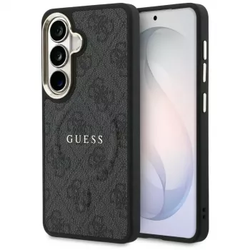 Guess 4G Embossed Ring MagSafe Case for Samsung Galaxy S26 (Black)