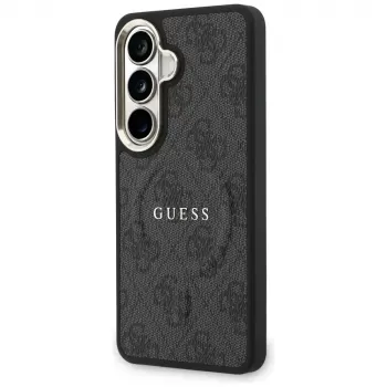 Guess 4G Embossed Ring MagSafe Case for Samsung Galaxy S26 (Black)