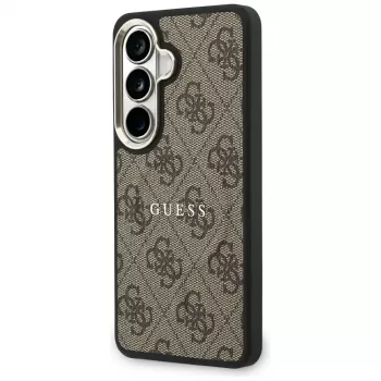 Guess 4G Embossed Ring MagSafe Case Samsung Galaxy S26 (Brūns)