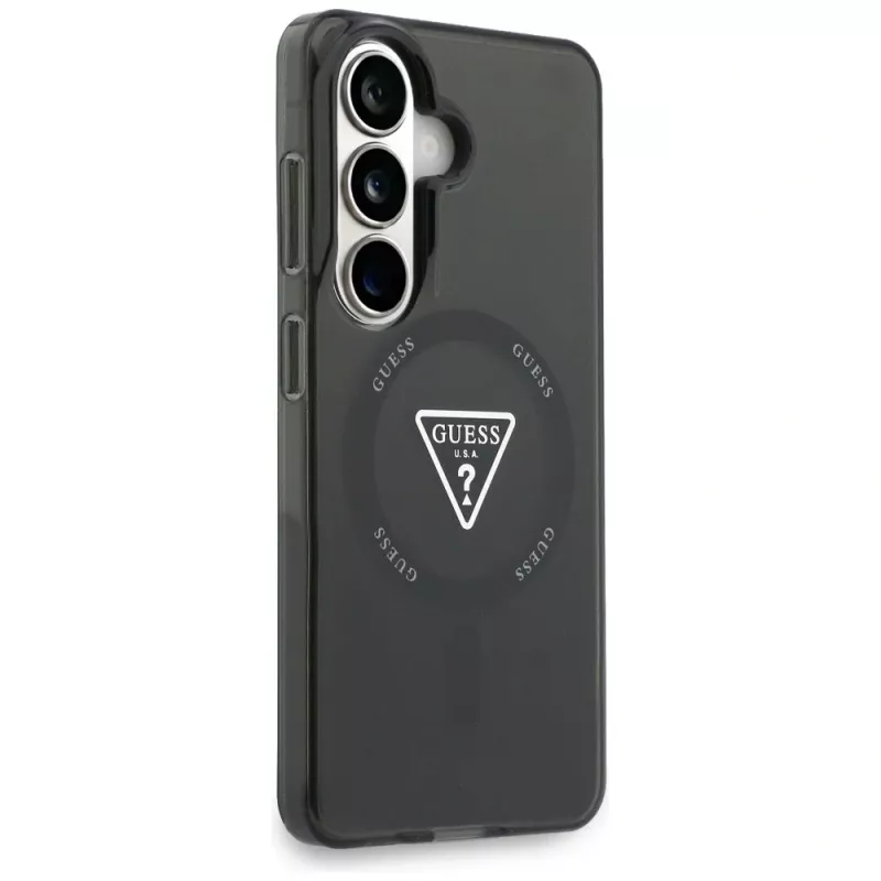 Guess IML Gradient Triangle MagSafe Case for Samsung Galaxy S26 - Black