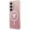 Guess IML Gradient Triangle MagSafe Case Samsung Galaxy S26 (Rozā)