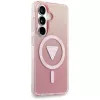 Guess IML Gradient Triangle MagSafe Case Samsung Galaxy S26 (Rozā)