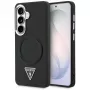 Guess Embossed Ring Triangle Logo MagSafe Case for Samsung Galaxy S26 Black