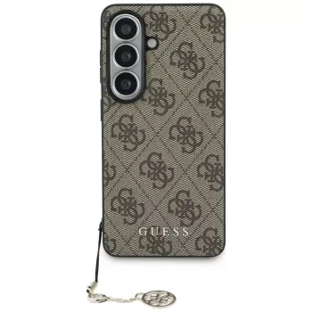 Guess 4G Classic Logo Charm MagSafe Case Samsung Galaxy S26 (Brūns)