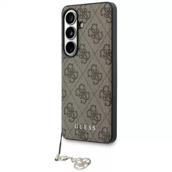 Guess 4G Classic Logo Charm MagSafe Case Samsung Galaxy S26 (Brūns)