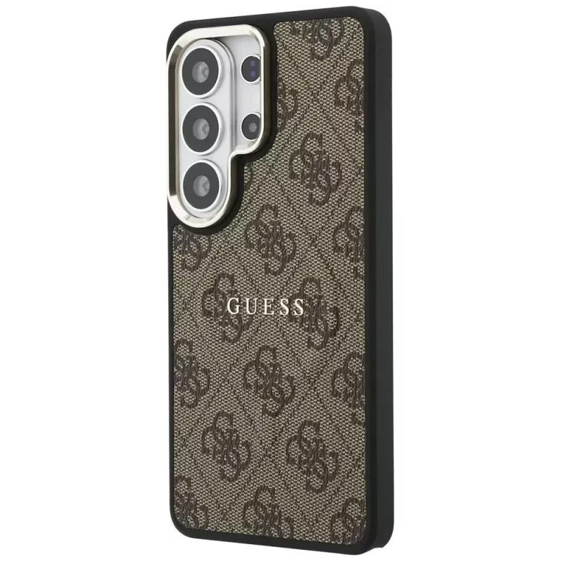 Guess 4G Embossed Ring MagSafe Case Samsung Galaxy S26 Ultra (Brown)