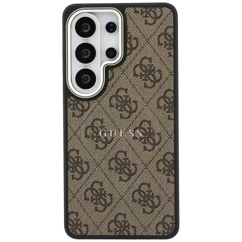 Guess 4G Embossed Ring MagSafe Case Samsung Galaxy S26 Ultra (Brown)