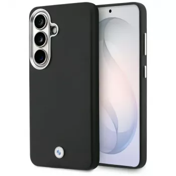 BMW Sign Metal Logo MagSafe Case for Samsung Galaxy S26+ Black