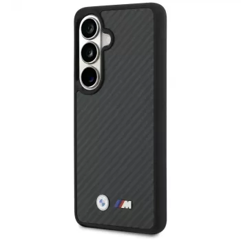 BMW M Kevlar Logo Macīgais MacSafe Maciņš Samsung Galaxy S26 Melns