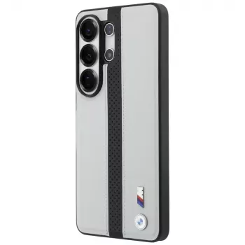 BMW Perforated Stripe Logo MagSafe Case for Samsung Galaxy S26 Ultra Grey
