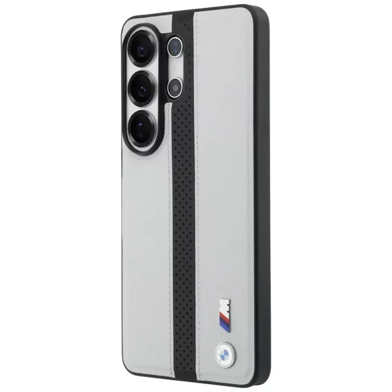 BMW Perforated Stripe Logo MagSafe Case for Samsung Galaxy S26 Ultra Grey