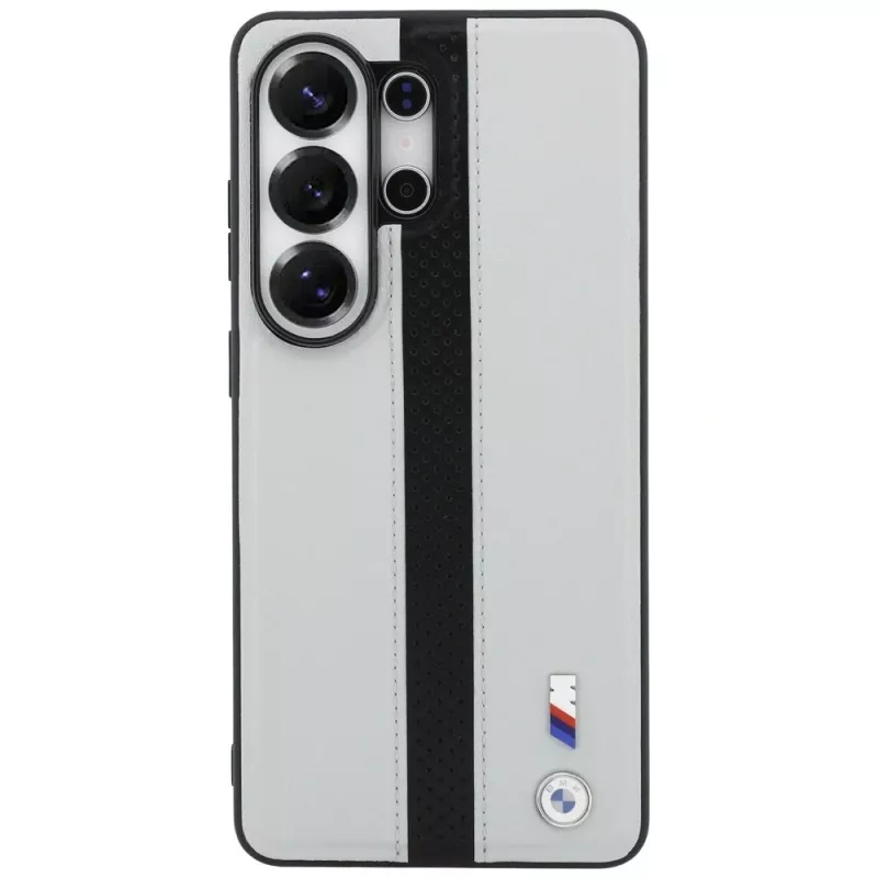 BMW Perforated Stripe Logo MagSafe Case for Samsung Galaxy S26 Ultra Grey