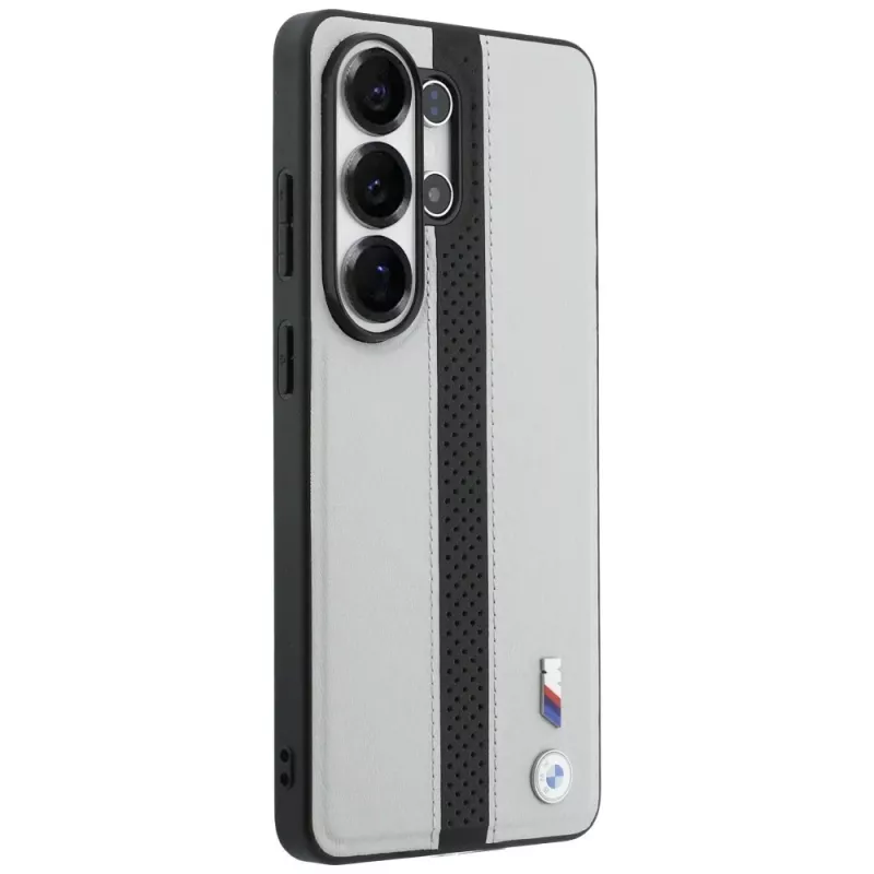 BMW Perforated Stripe Logo MagSafe Case for Samsung Galaxy S26 Ultra Grey