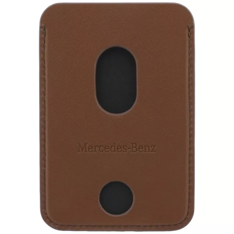 Mercedes Leather MagSafe Wallet Camel