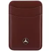 Mercedes Leather MagSafe Wallet Red