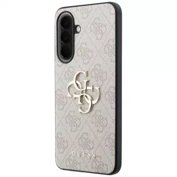 Guess Leather 4G Metal Logo Case for Samsung Galaxy A57 5G Pink