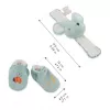 Kaloo 2-in-1 Gift Set Mouse (Rattle + Booties) Petites Chansons Collection