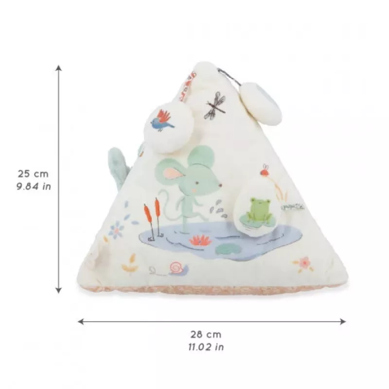Kaloo Petites Chansons Soft Stacking Toy - Sensory Pyramid