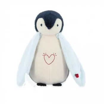 Kaloo Complices Penguin Plush Night Light with 7-Color LED and Lullabies