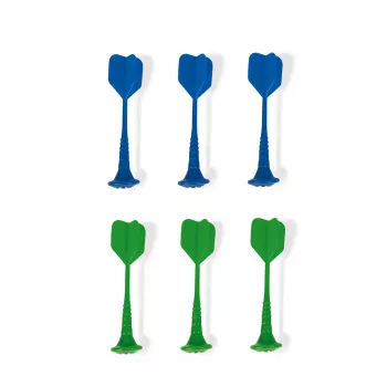 Janod Magnetic Darts Set 6 Pieces (Green and Blue)