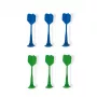 Janod Magnetic Darts Set 6 Pieces (Green and Blue)